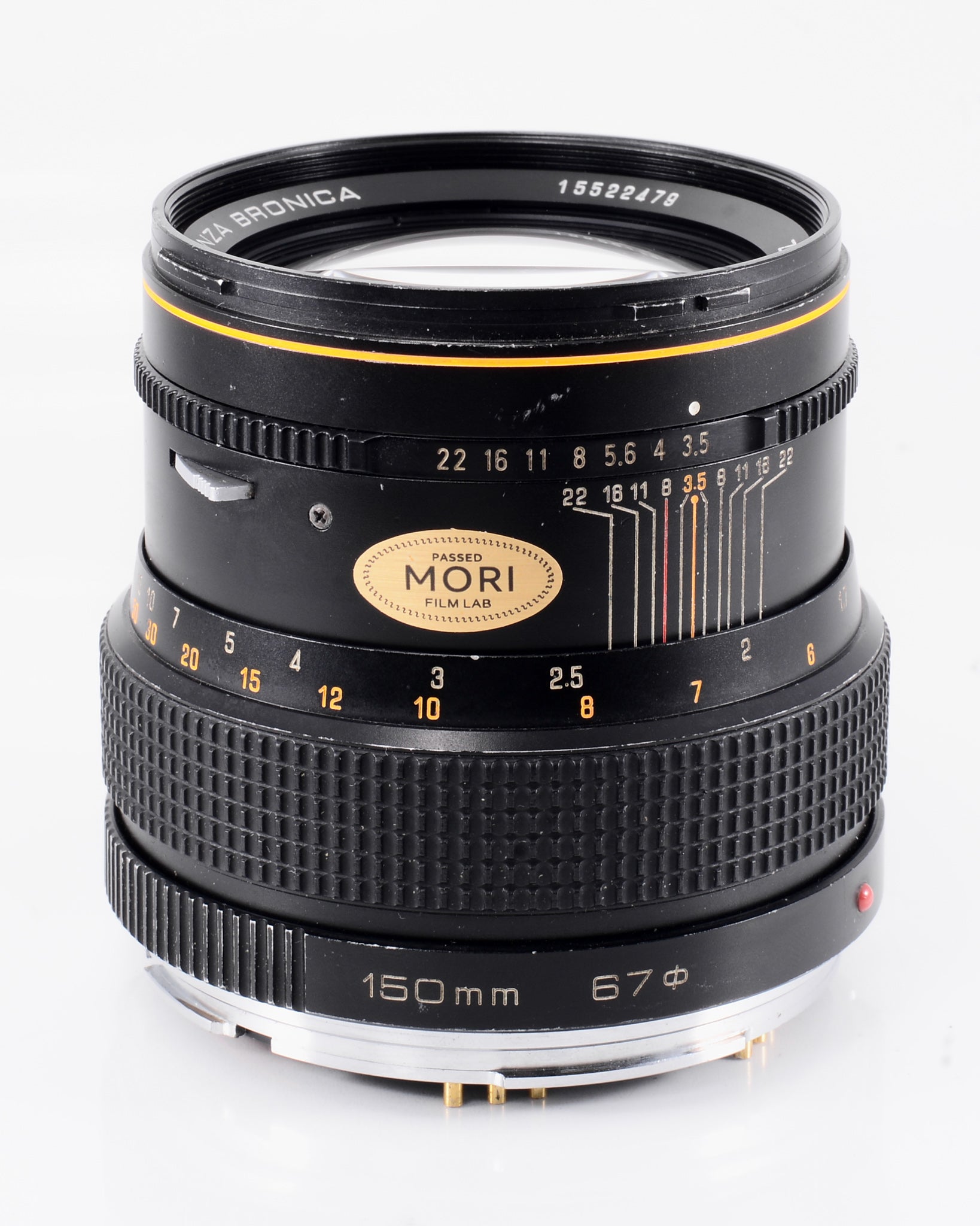 Objectif Bronica Zenzanon S 150mm F/3.5 - Pour SQ, SQ-A, SQ-AI - Occasion