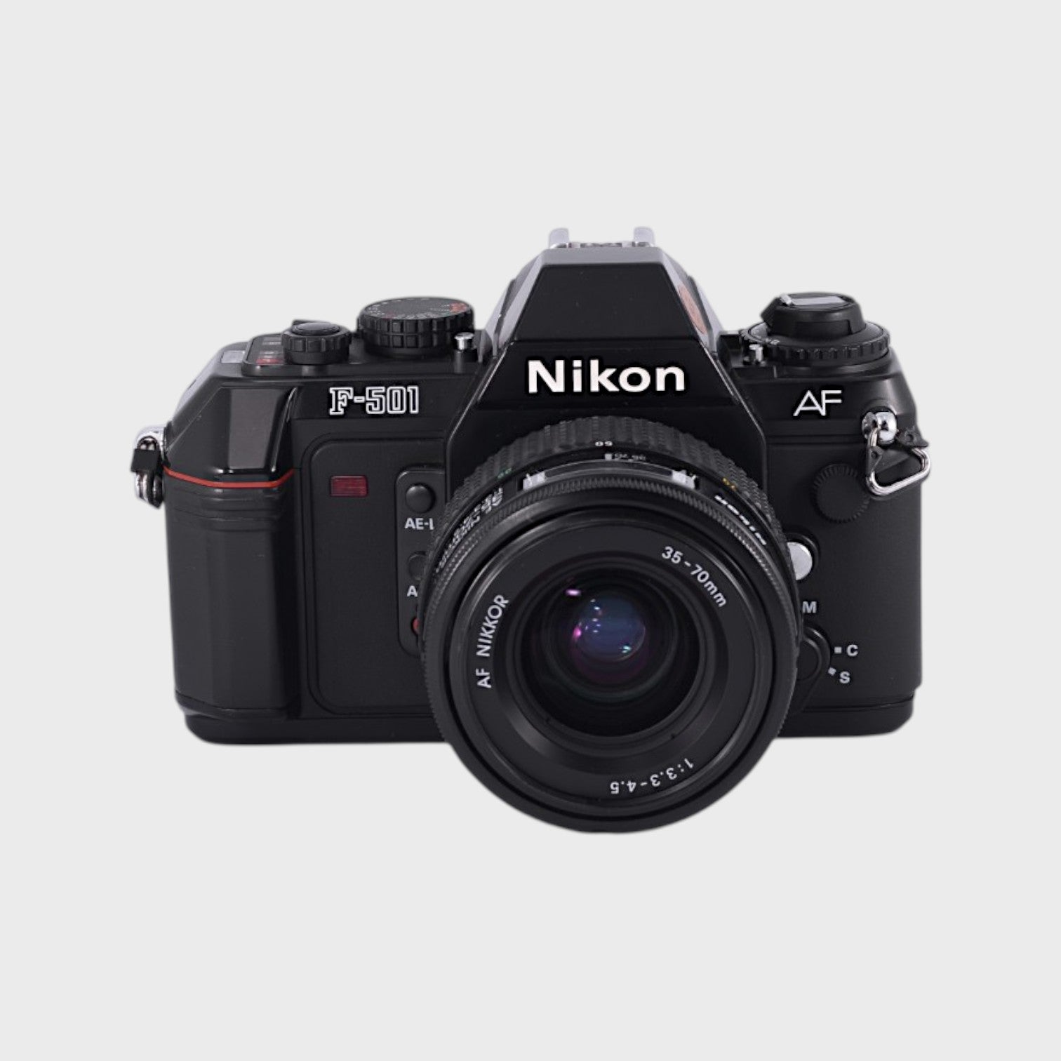 Nikon F501 35mm SLR film camera with 35-70mm zoom lens – Mori Film Lab