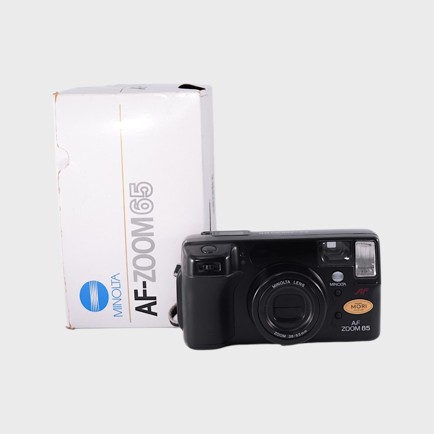 Boxed: Minolta AF Zoom 65 35mm Point & Shoot Film Camera with 38