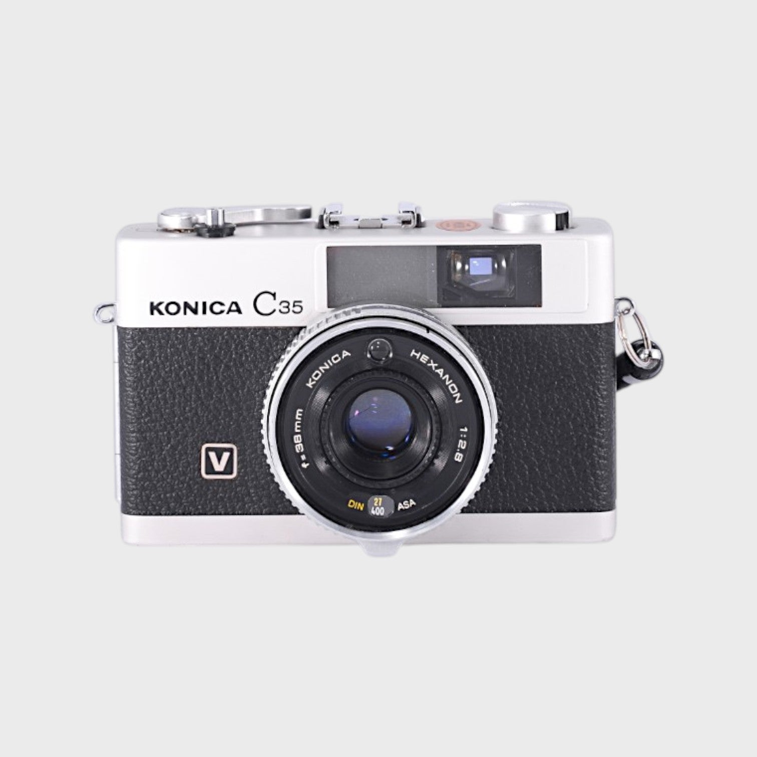 Konica C35 V 35mm rangefinder film camera with 38mm f2.8 lens