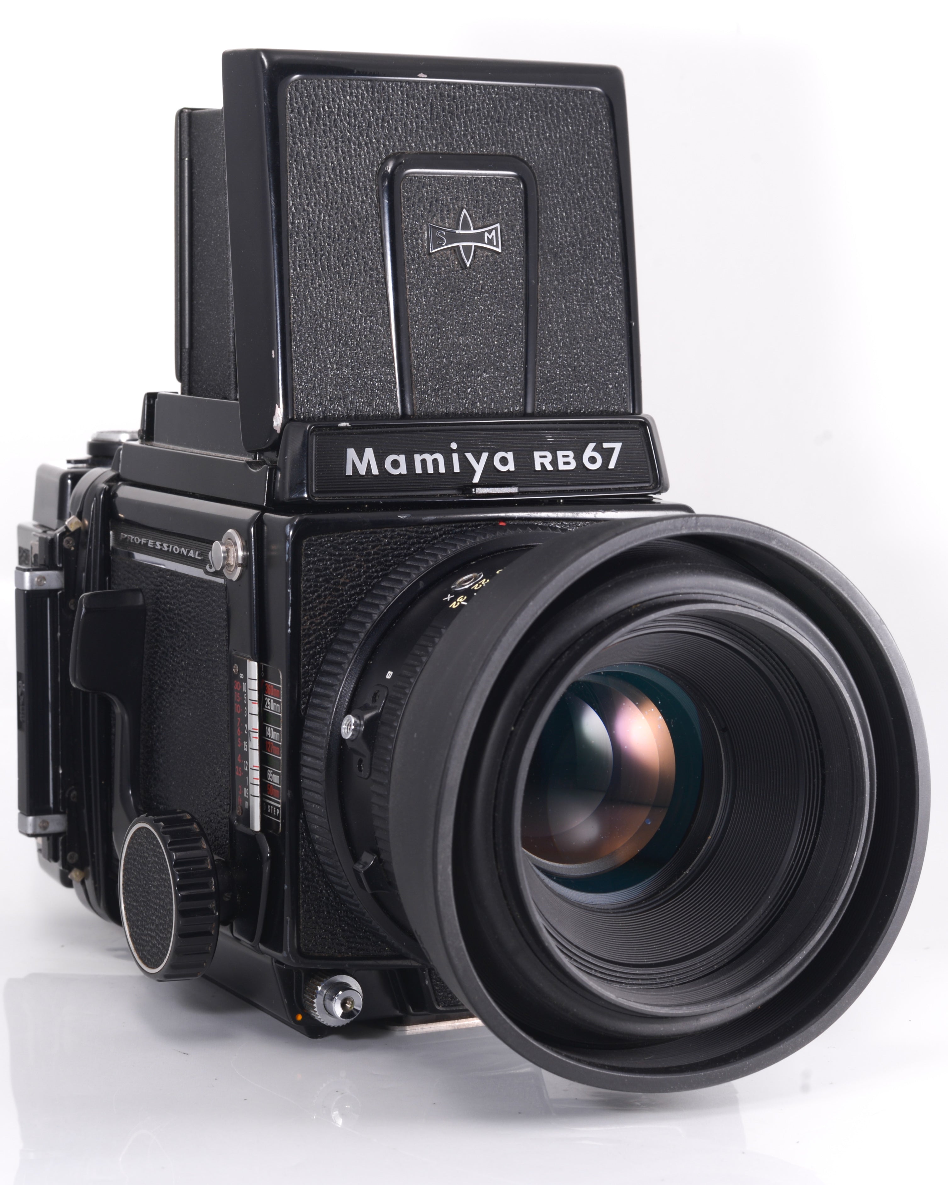 Mamiya RB67 Pro-S Medium Format film camera with 127mm f3.5 lens 