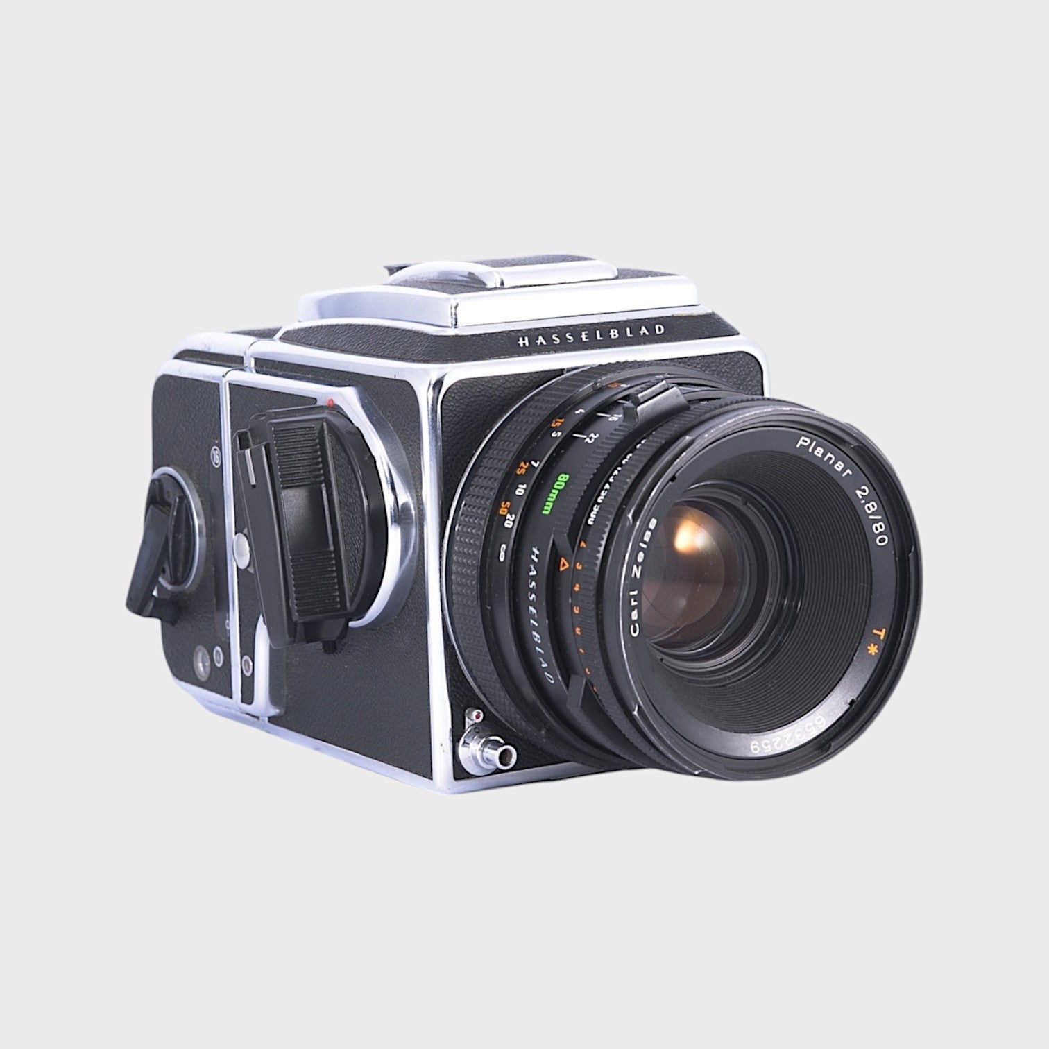 Hasselblad 500C/M medium format film camera with 80mm lens