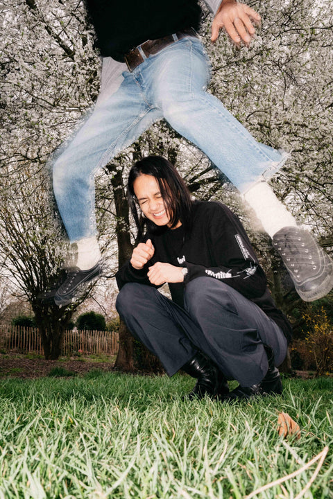 Mori Crew - T-shirt graphique à manches longues