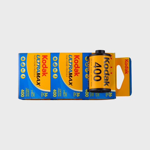 Kodak Ultramax 400 – 3-Roll Dev+Scan Bundle 35mm