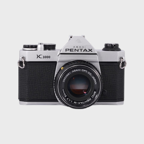 Pentax K1000 35mm SLR film camera with 50mm f1.7 Lens