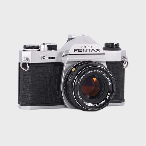 Pentax K1000 35mm SLR film camera with 50mm f1.7 Lens