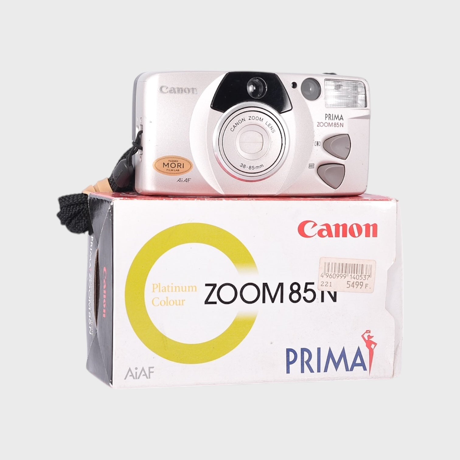 Canon PRIMA ZOOM 85N 35 mm Compact Camera Point & Shoot Film deals Camera W/ Manual