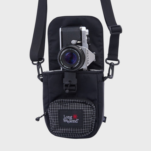 Long Weekend Crossbody Camera Pouch - Black