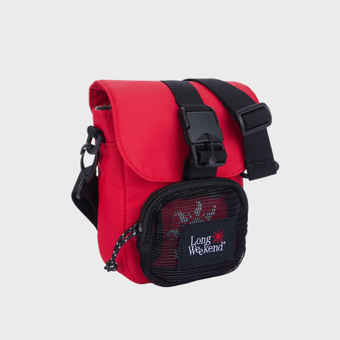 Long Weekend Crossbody Camera Pouch - Red