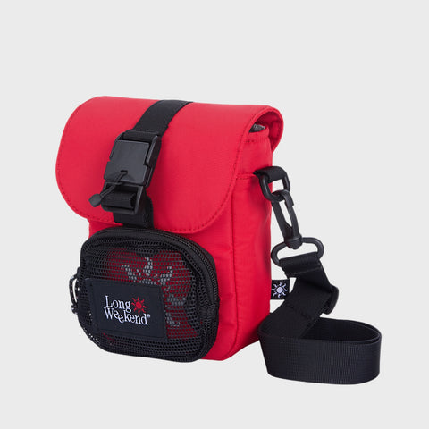 Long Weekend Crossbody Camera Pouch - Red