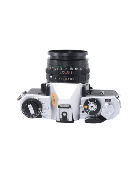 Fujica AX-1 35mm SLR film camera with 50mm f1.9 lens