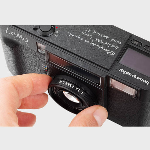 Lomo MC-A 35mm Point and Shoot film camera with 32mm f2.8 lens