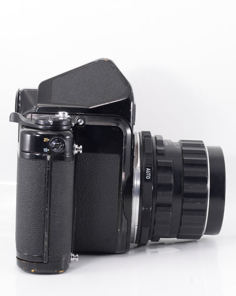 Pentax 6x7 Medium Format film camera with 105mm f2.4 lens