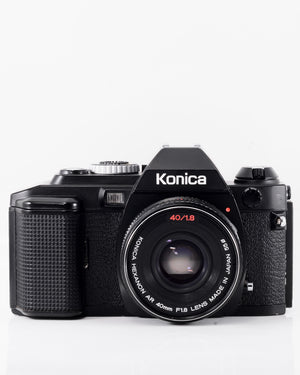 Konica FS-1 35mm SLR Film Camera with 40mm f1.8 lens