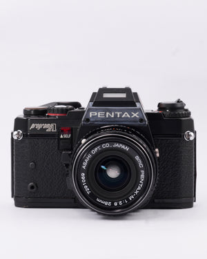 Pentax Program A 35mm SLR film camera with 28mm f2.8 lens