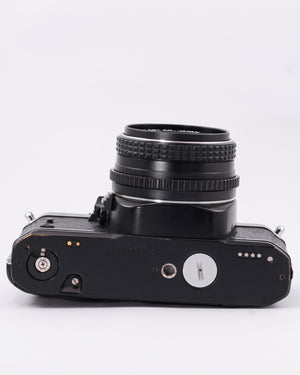 Pentax Program A 35mm SLR film camera with 28mm f2.8 lens