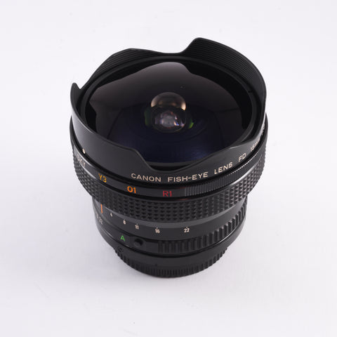 NOS: Boxed Canon FD 15mm f2.8 Ultra-Wide lens