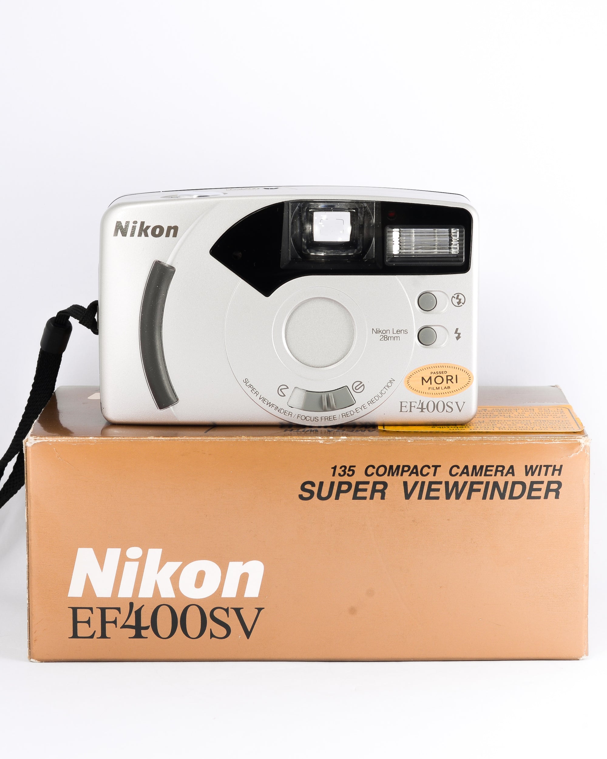 BOXED Nikon EF400SV 35mm point & shoot film camera with 28mm lens