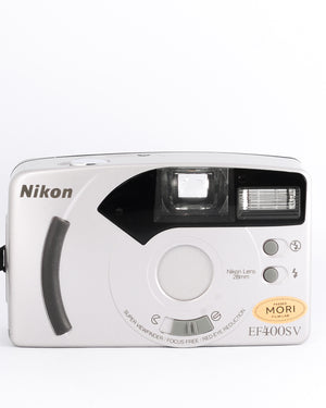 BOXED Nikon EF400SV 35mm point & shoot film camera with 28mm lens