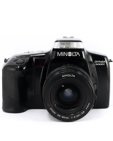 Minolta Dynax 5000i 35mm SLR film camera with 35-80mm lens