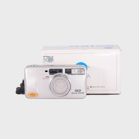 Minolta Riva Zoom 150 35mm Point & Shoot Film Camera with 37.5-150mm Lens