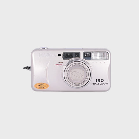 Minolta Riva Zoom 150 35mm Point & Shoot Film Camera with 37.5-150mm Lens