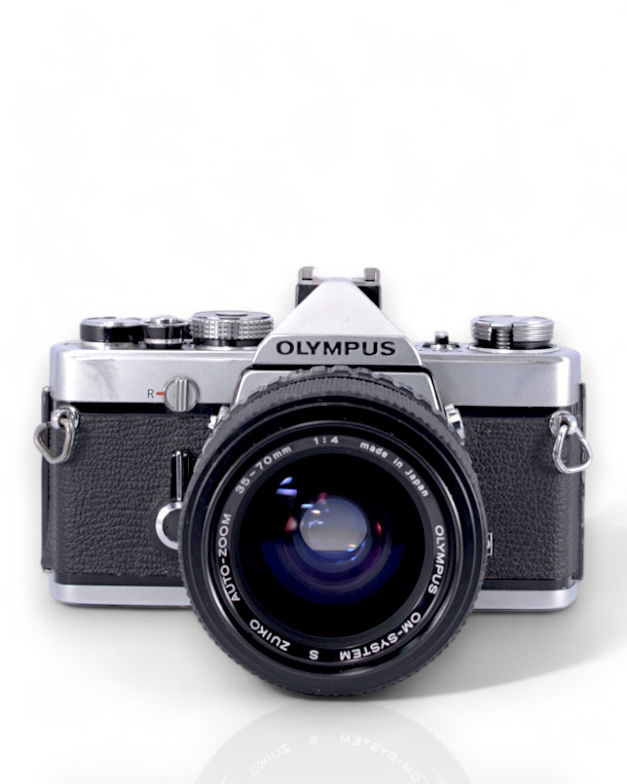 Olympus OM-1 35mm SLR Film Camera with 35-70mm f4 Lens