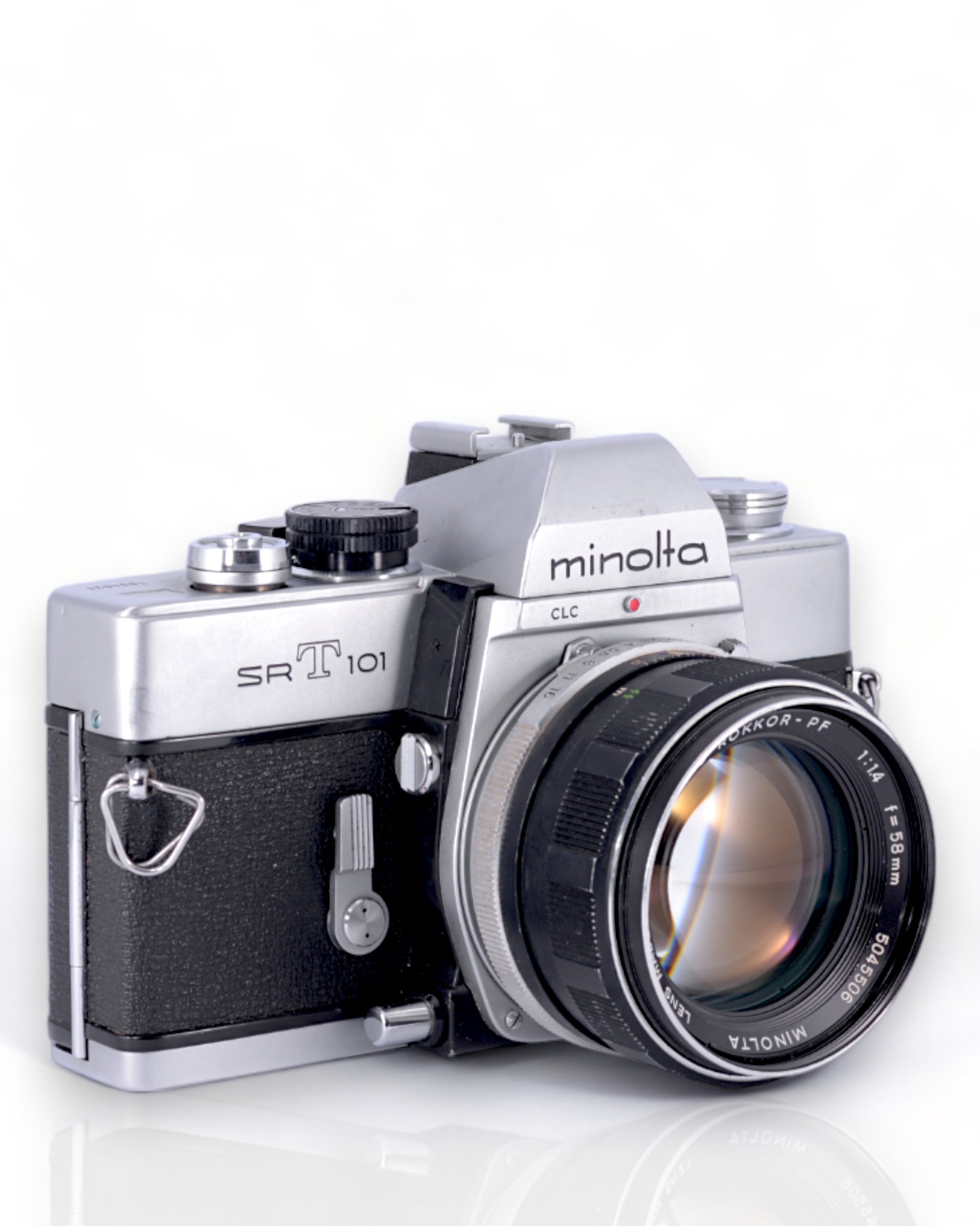 Minolta SRT 101 35mm SLR Film Camera with 58mm f1.4 Lens