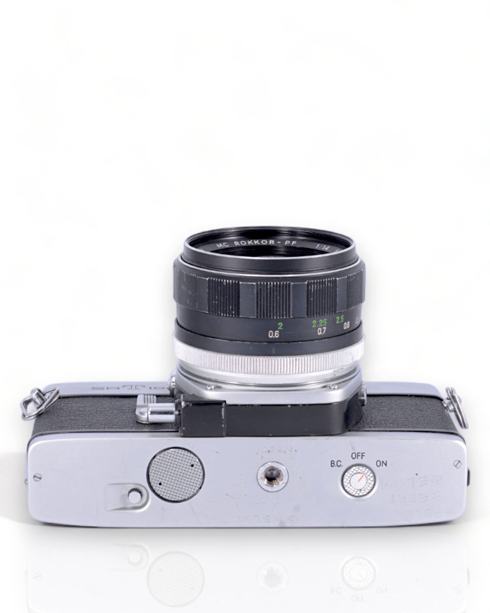 Minolta SRT 101 35mm SLR Film Camera with 58mm f1.4 Lens - Mori 