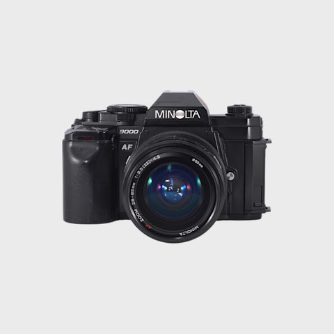 Minolta 9000AF 35mm SLR film camera with 28-85mm f3.5-4.5 lens
