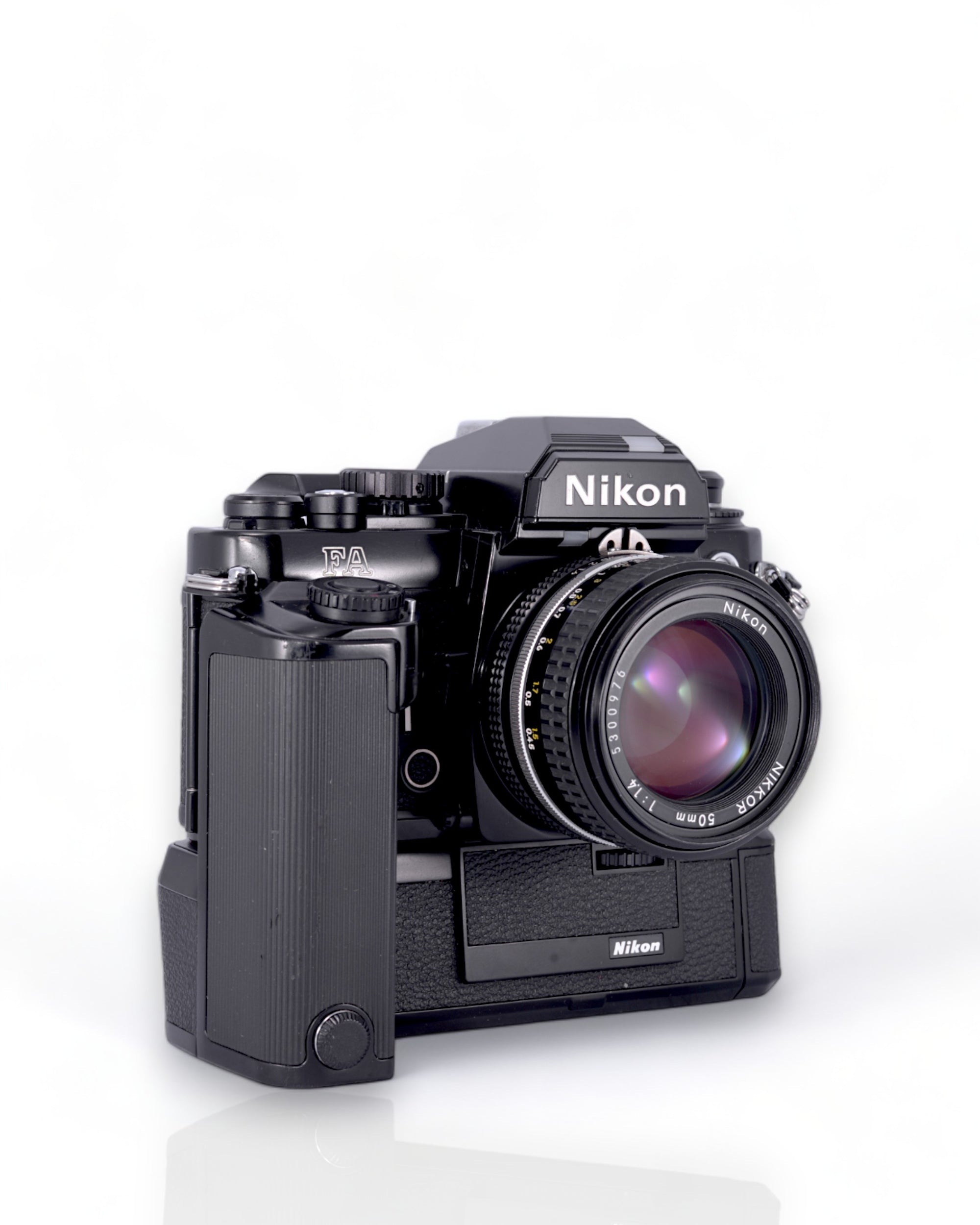Nikon FA 35mm SLR Film Camera with motor drive and 50mm f1.4 Lens
