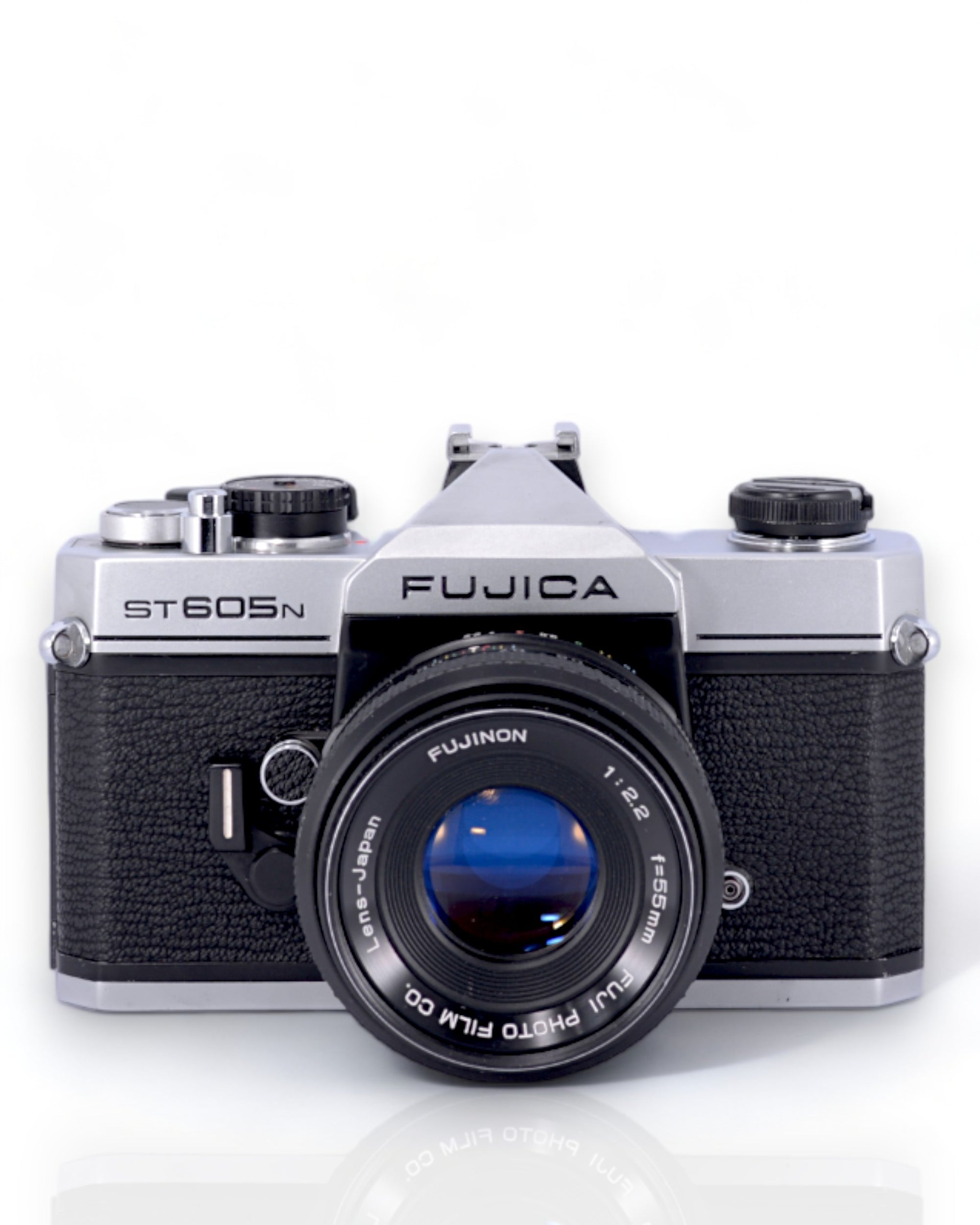 Fujica ST605N 35mm SLR film camera with 55mm f2.2 lens