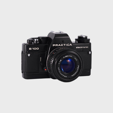 Praktica B100 35mm SLR film camera with 50mm f1.8 lens