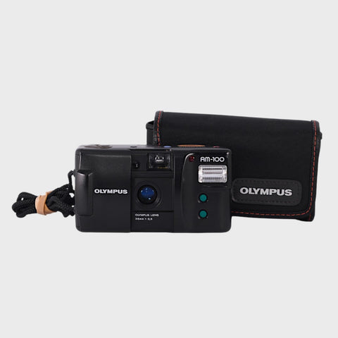 Olympus AM-100 35mm Point & Shoot Film Camera with 35mm f3.5 Lens