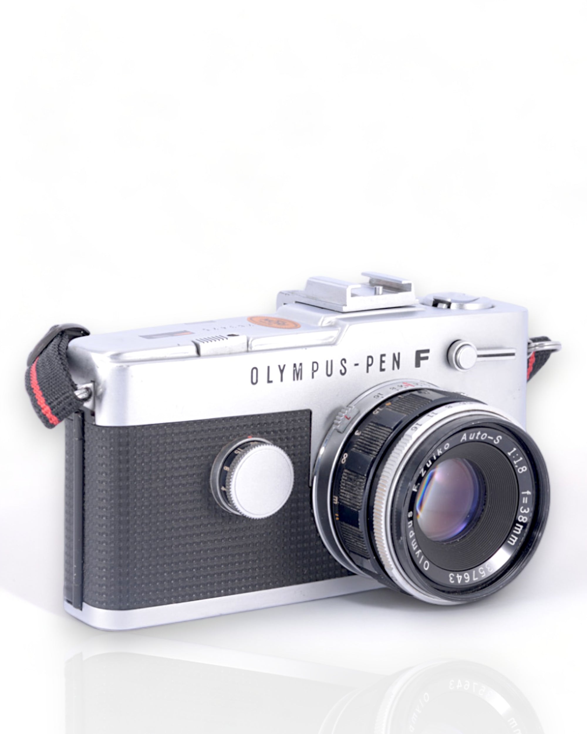 Olympus Pen-FT 35mm half-frame SLR film camera with 38mm f1.8 lens