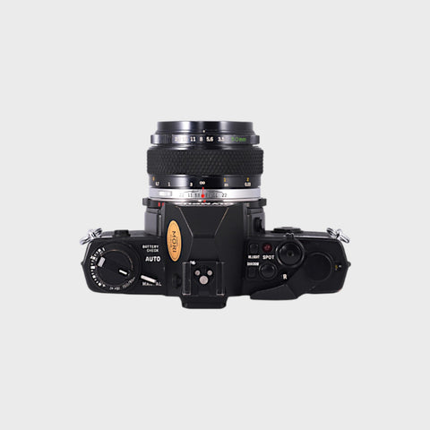 Olympus OM4 35mm SLR film camera with 50mm f3.5 lens