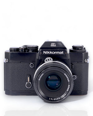 Nikon Nikkormat EL 35mm SLR Film Camera with 50mm f2 Lens