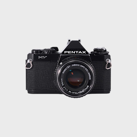 Pentax MV 35mm SLR film camera with 50mm f1.7 lens