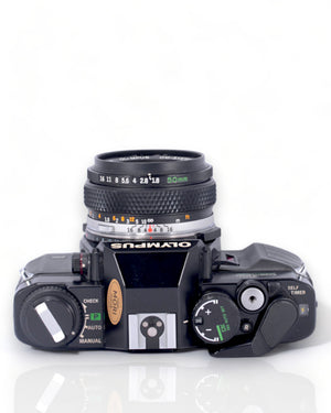 Olympus OM40 35mm SLR film camera with 50mm f1.8 lens