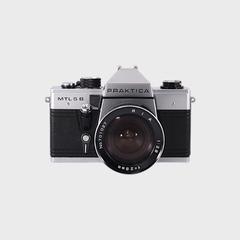 Praktica MTL 5B 35mm SLR Film Camera with 28mm f2.8 Lens
