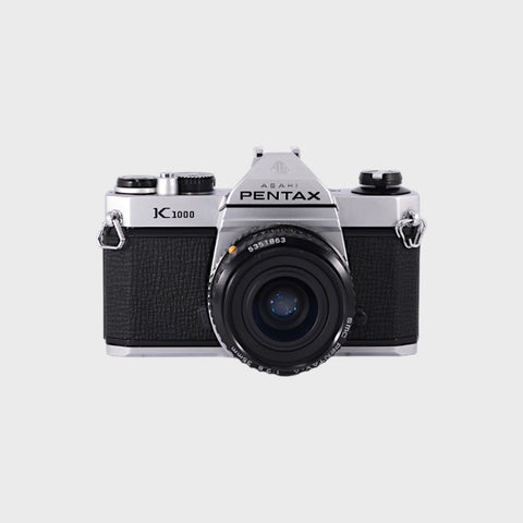 Pentax K1000 35mm SLR film camera with 35mm f2.8 Lens