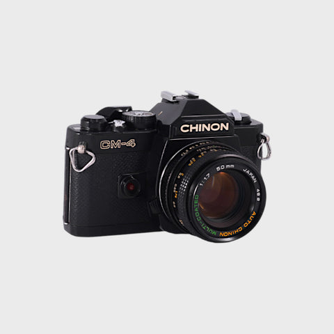 Chinon CM-4 35mm film camera with 50mm f1.7 lens