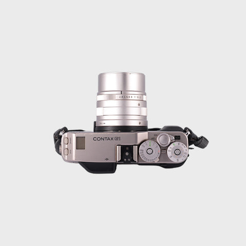 Contax G1 35mm rangefinder film camera with 90mm f2.8 lens