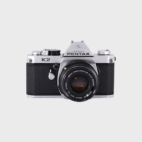 Pentax K2 35mm SLR film camera with 50mm f1.7 lens