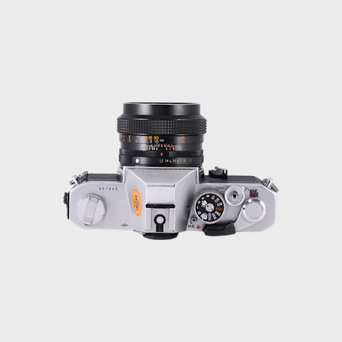 Konica Autoreflex T3 35mm SLR film camera with 50mm f1.7 lens