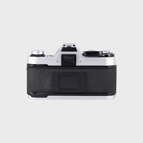 Canon AE-1 35mm SLR film camera with 28mm f2.8 lens