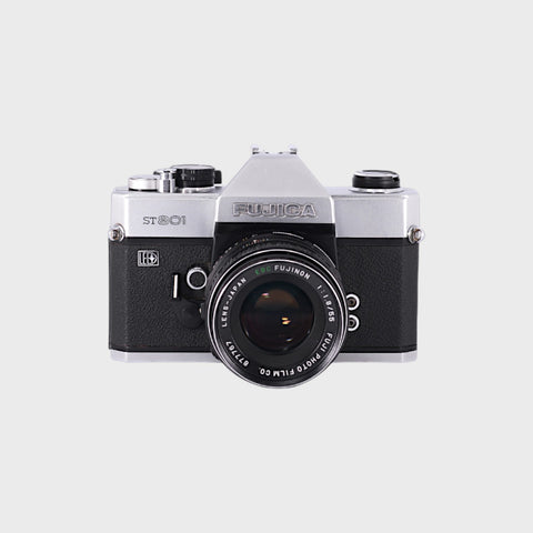 Fujica ST801 35mm SLR film camera with 55mm f1.8 lens