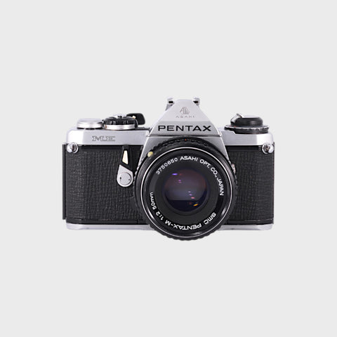 Pentax ME 35mm SLR film camera with 50mm f2 lens