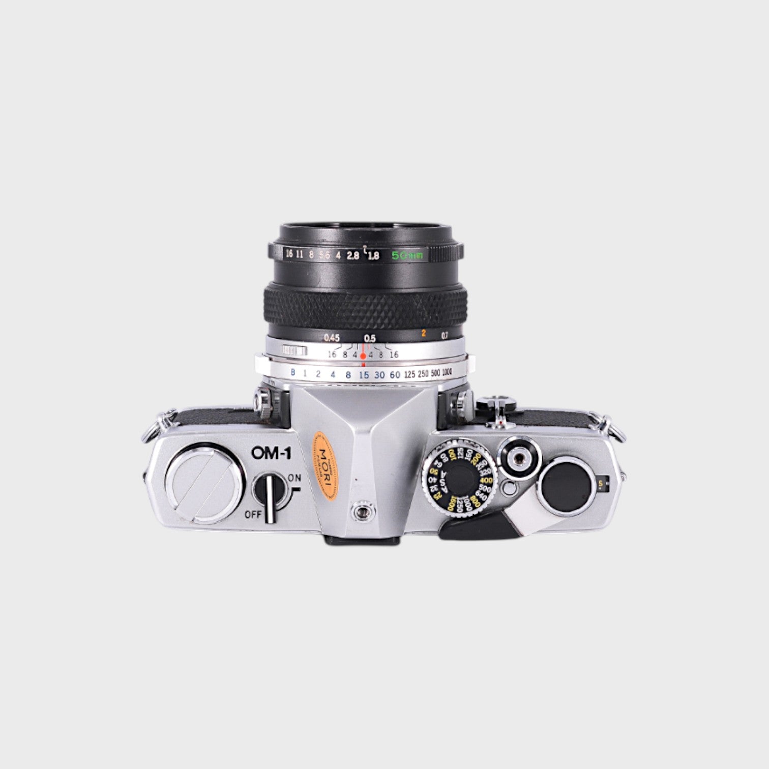 Olympus OM-1 35mm SLR Film Camera with 50mm f1.8 Lens – Mori