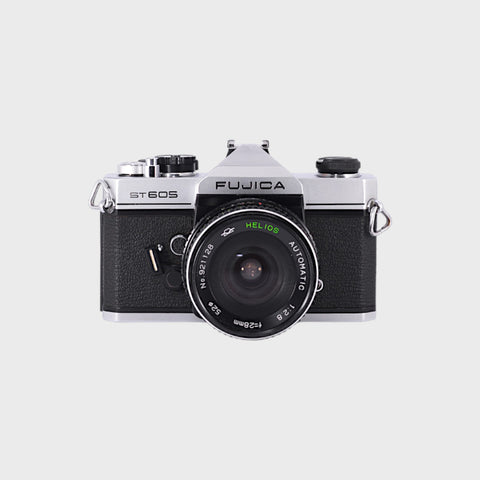 Fujica ST605 35mm SLR film camera with 28mm f2.8 lens